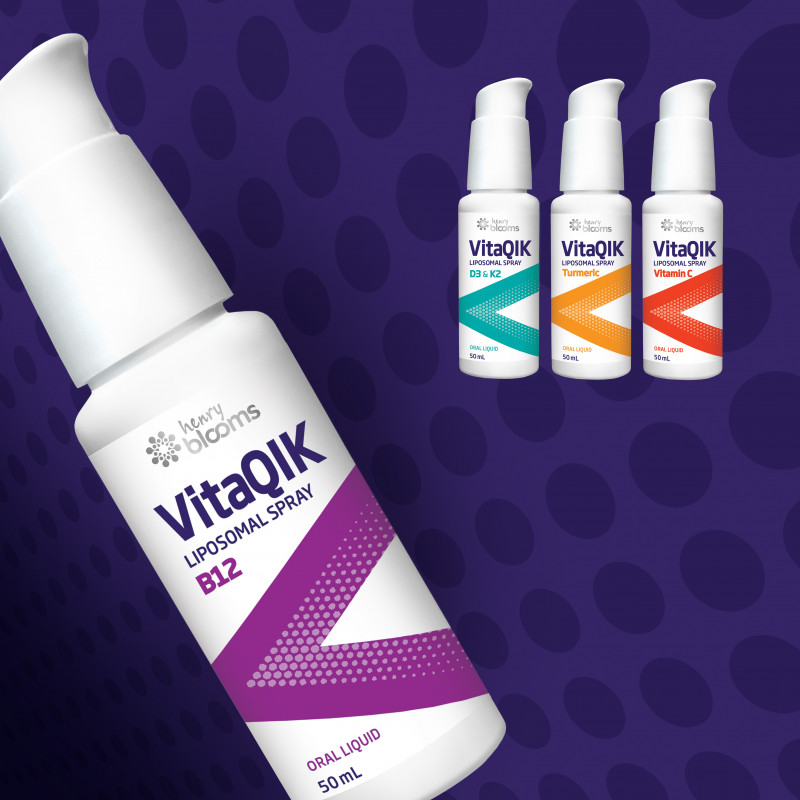 Energi Design Packaging-Henry Blooms Vitaqik Vitamin Spray